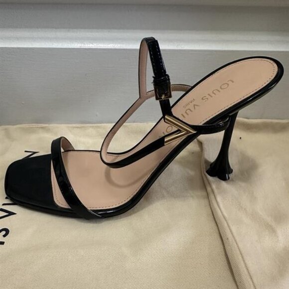 Louis Vuitton Blossom Sandal in Black - Picture 3 of 5